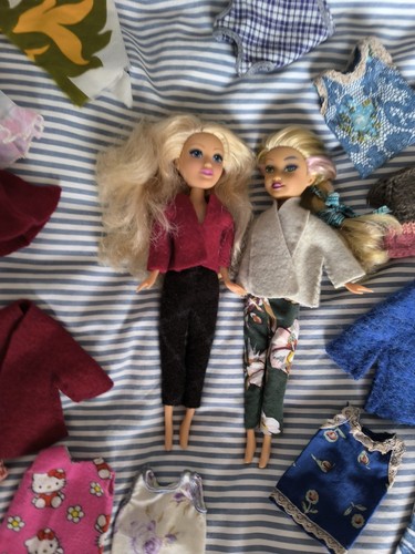 Dolls with handmade - , clothes