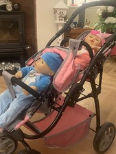 Twin boy and girl dolls with