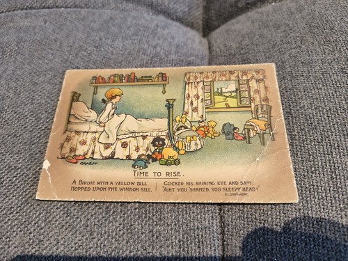 Young girl bed next - next, to